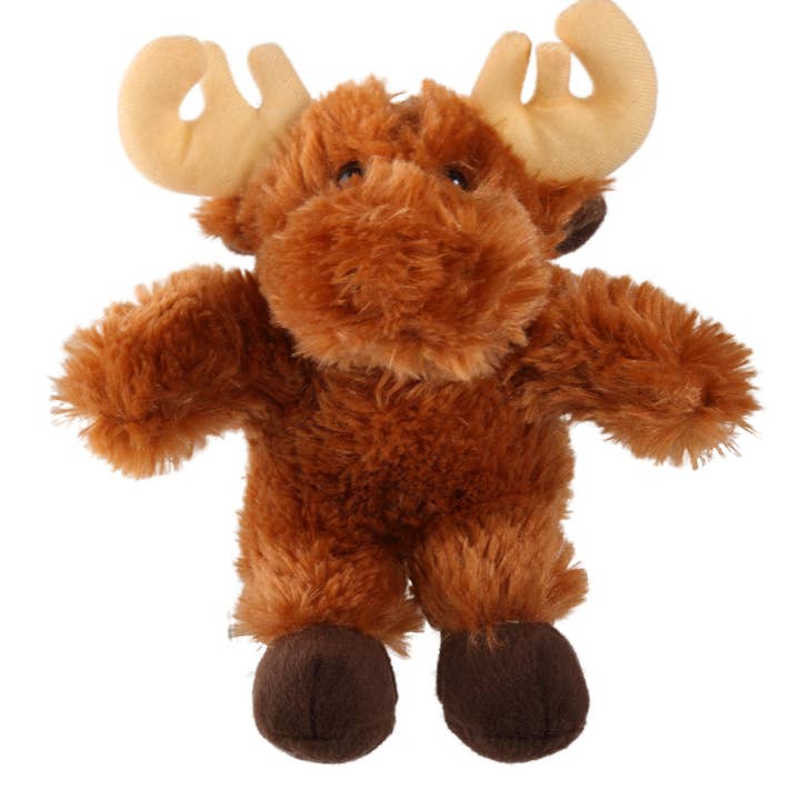 Plush Moose Bean Bag animal 8" for wholesale by Plushland