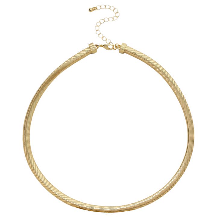 Collier chaîne Omega en or ou en argent pour la vente par Accessories To Go