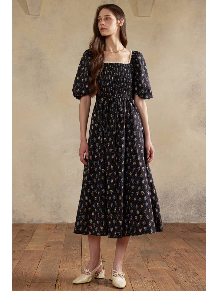 ROSIE POSIE - Wholesale Dress - Women's - RP2987 - Twilight Posy Smocked Dress5