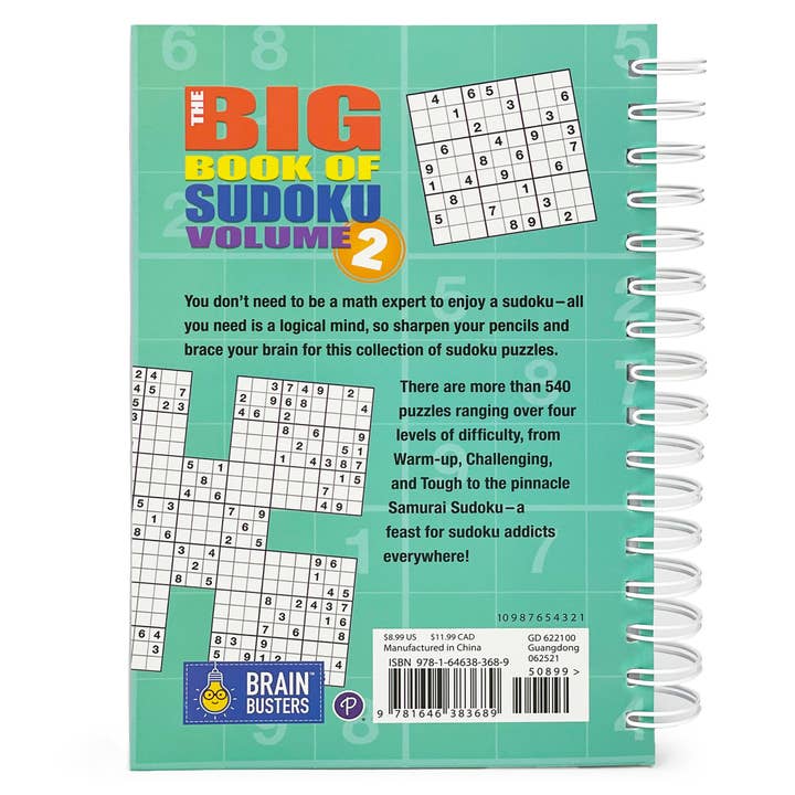 Cottage Door Press - Wholesale Puzzle - Adult - The Big Book of Sudoku: Volume 24