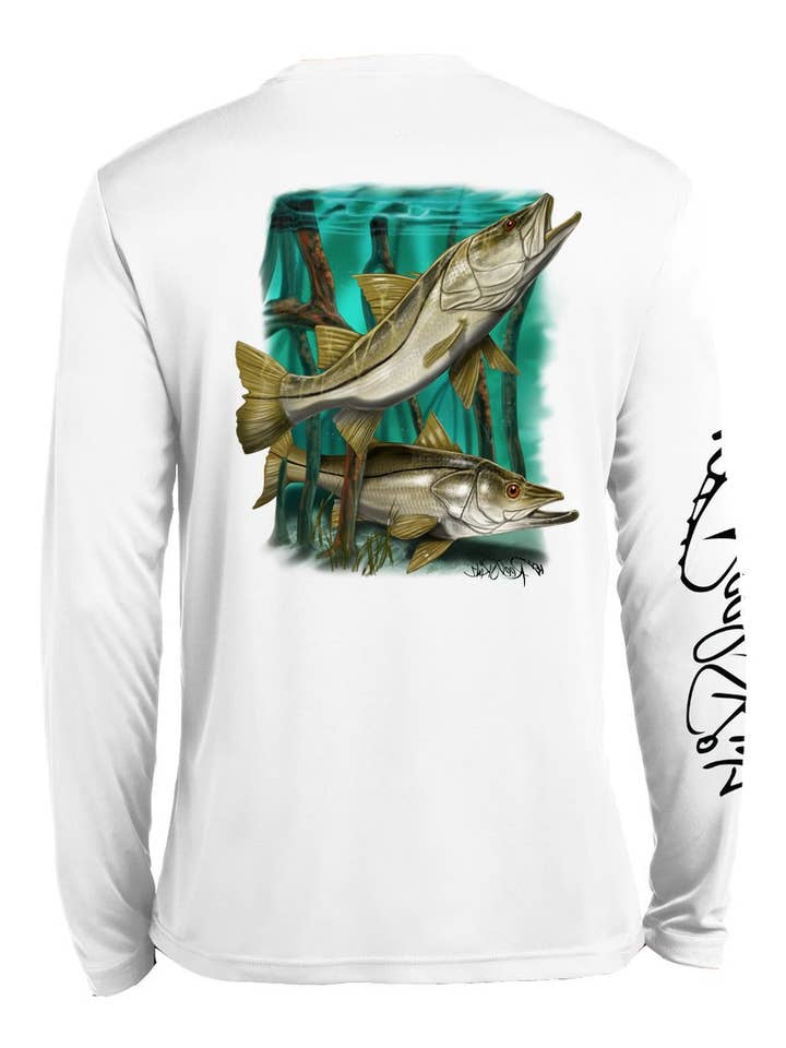 Snook Illustration för wholesale av Reelskinz