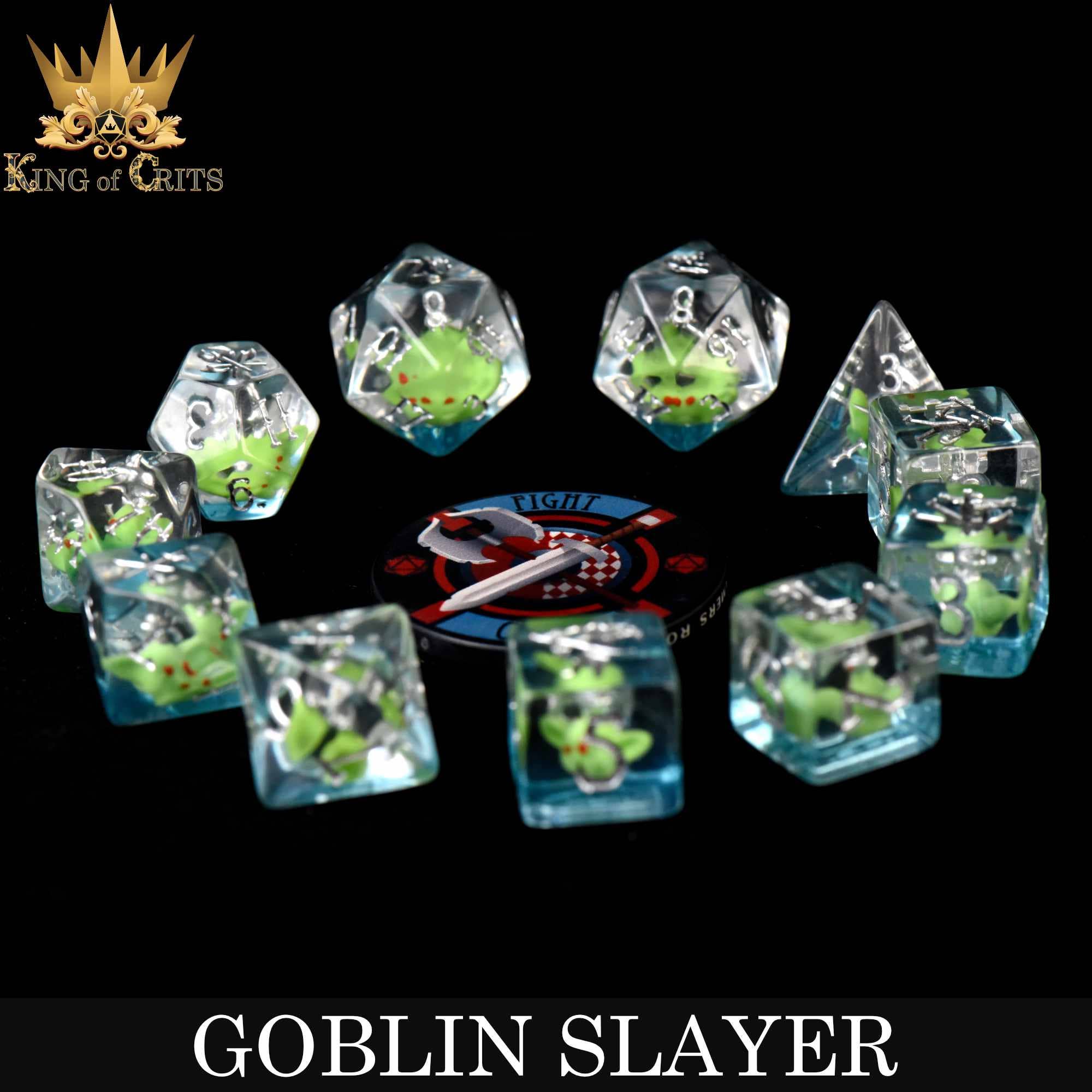 DNDDICE.COM - Vendita all'ingrosso Dadi - Goblin Slayer - Set di 11 Dadi2