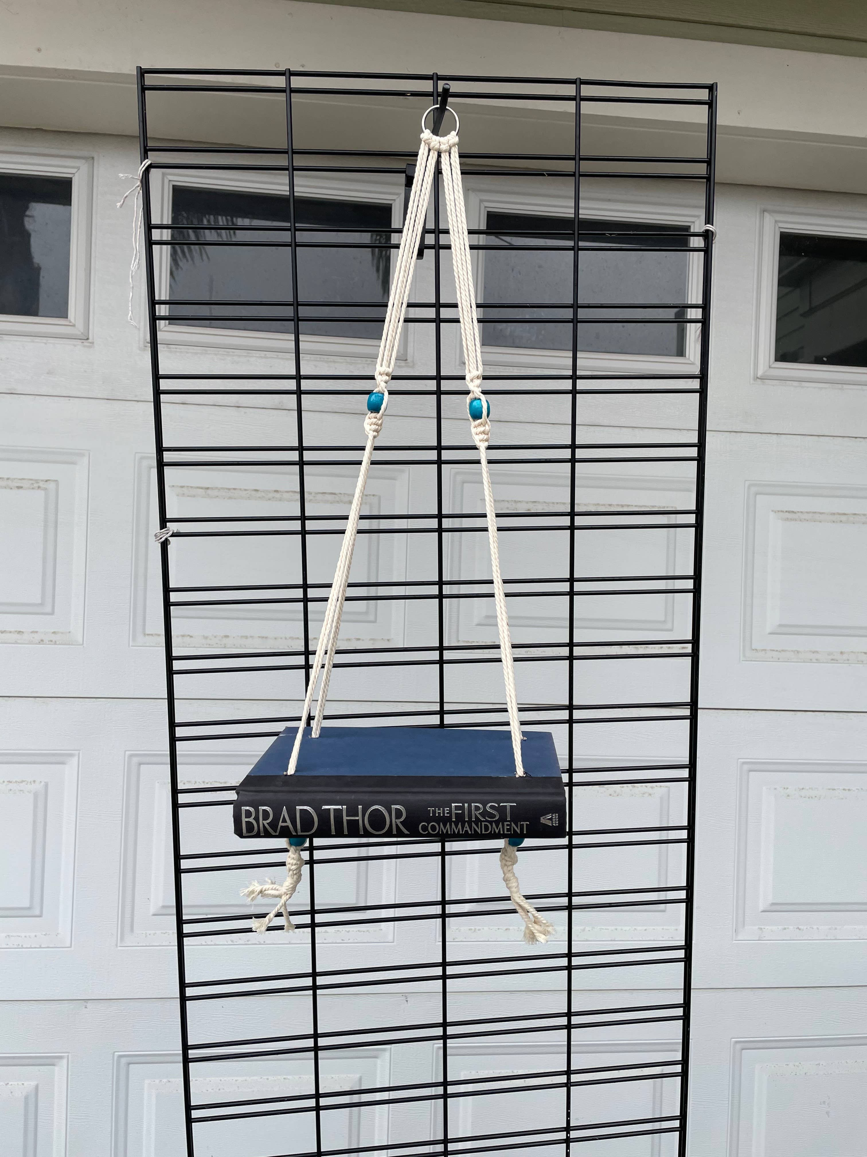 I Love Books and Bows - Wholesale Home & Garden Book - Book Planter Macrame4