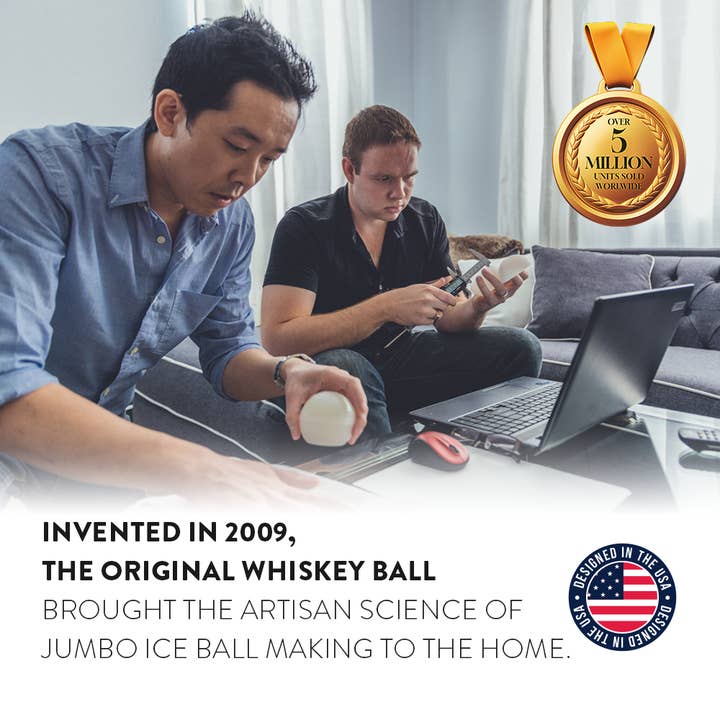 The Original Whiskey Ball - Wholesale Cocktail/Liquor Glass - The Original Whiskey Ball Duo Set