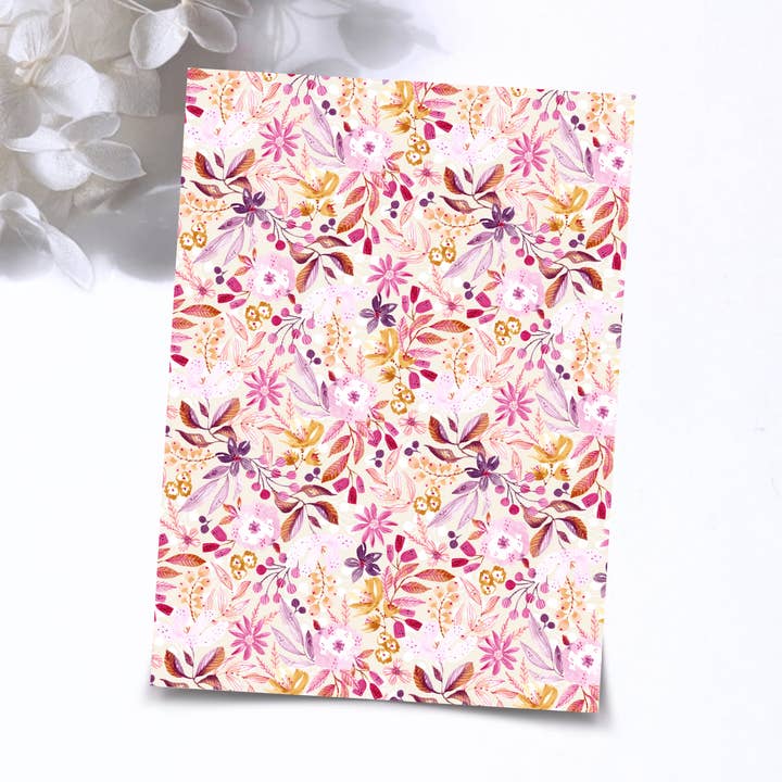 Transfer Paper – Floral | For Polymer Clay - Water Transfer Paper - 255 for wholesale by S.I. Originals