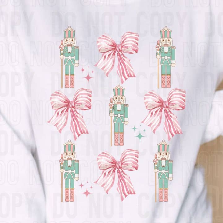 Nutcracker And Bow Icons DTF Transfer for wholesale by K and M Designs