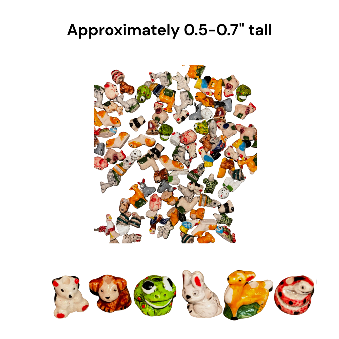 Zoe Artcrafts Corp. – Engroshandel Pyntefigur – Assorterede Mini Keramikdyr, Legetøj, Dukkehus, Husdekoration2