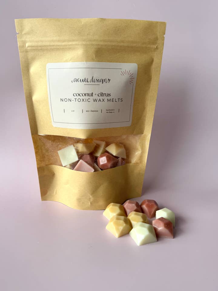 Soy and Beeswax Wax Melts, Scented Wax Melts, Aromatherapy for wholesale by Acute Designs