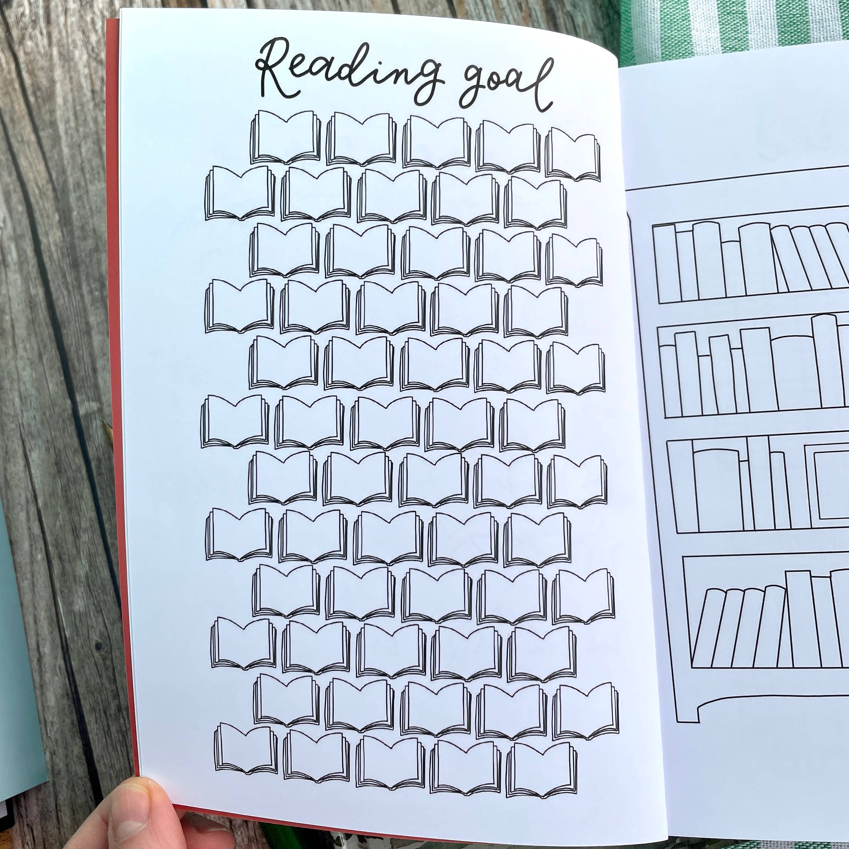 And Hope Designs - Cards, Stickers & Stationery – wholesale Journal/diary – Reading journal, pink pre-made pages book bullet journal4