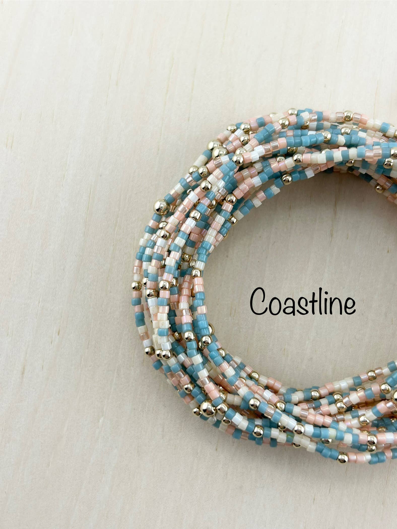 Back Bay Bead Company - Wholesale Beaded Bracelet - Stretchy Seed Bead Bracelets Gold Fill Gifts for Her Jewelry8