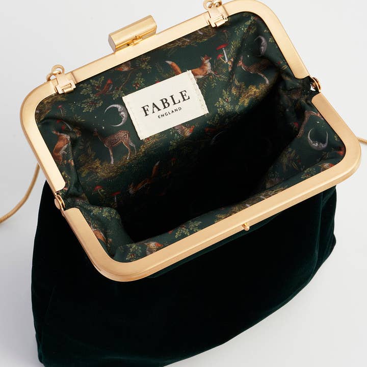 Fable England - Vente Pochette – femme - Pochette Verte Into The Woods4