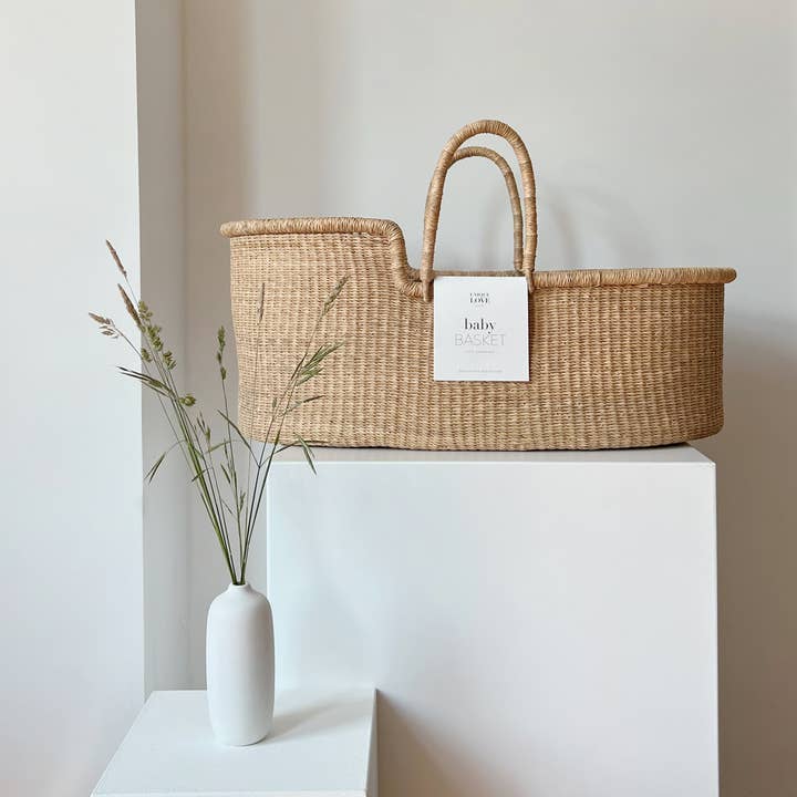 UNIQUE LOVE Design - Wholesale Bassinet – Baby - MOSES BASKET - IN HARMONY WITH NATURE - PURE NATURAL1