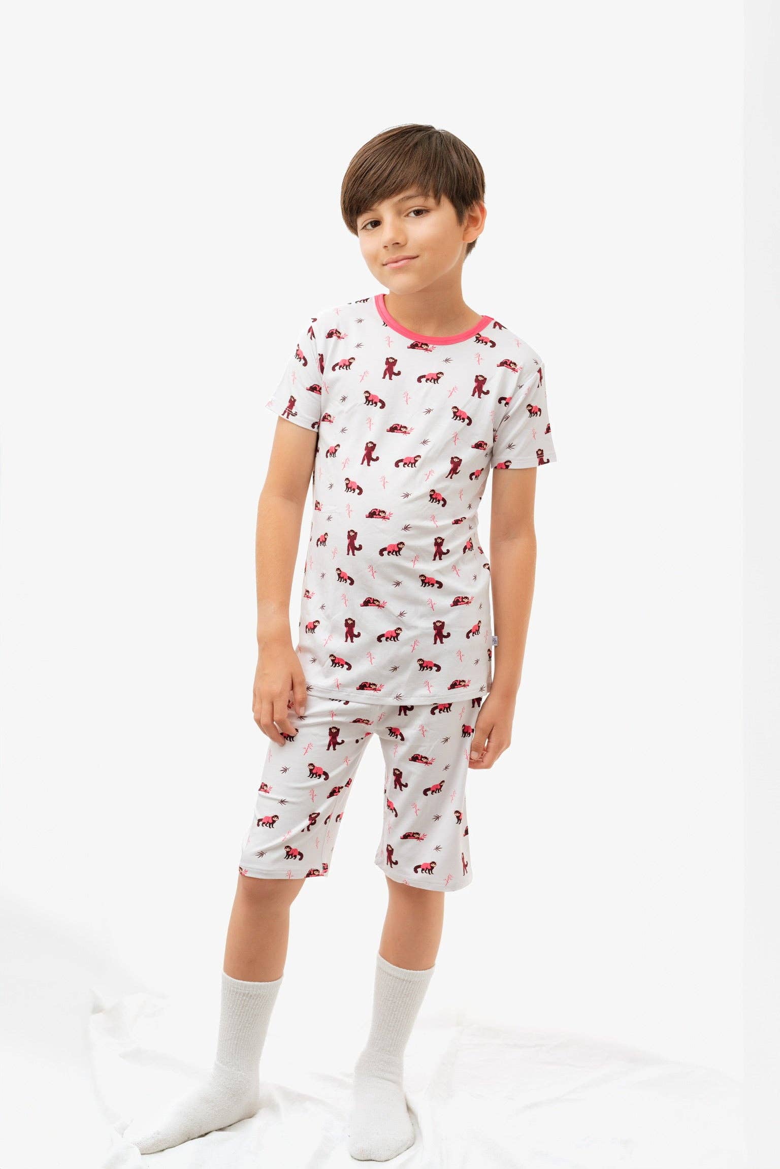 Bubble Baby - Wholesale Sleepwear Set - Kids - Red Panda | Short Sleeve Pajamas5