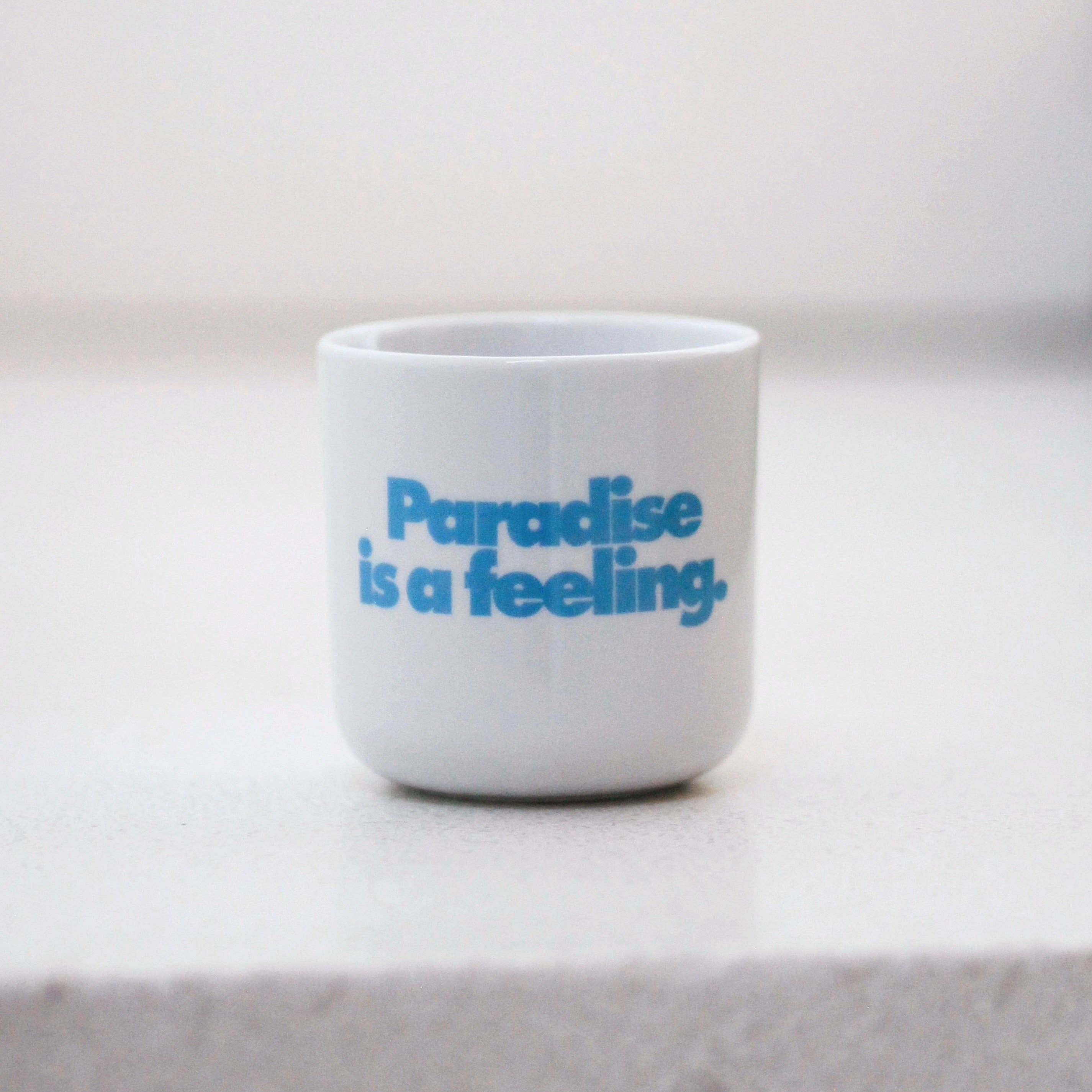 NAVUCKO - Wholesale Coffee Mug - Porcelain mug PARADISE IS A FEELING.1
