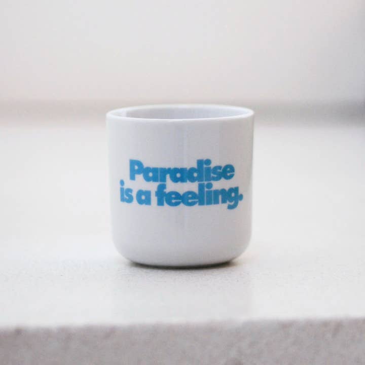 NAVUCKO - Wholesale Coffee Mug - Porcelain mug PARADISE IS A FEELING.1