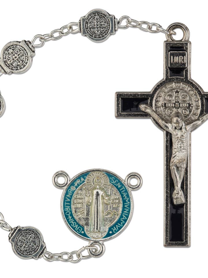 Metal Rosary-St Benedict Rc203 for wholesale by H.J. SHERMAN COMPANY, INC.