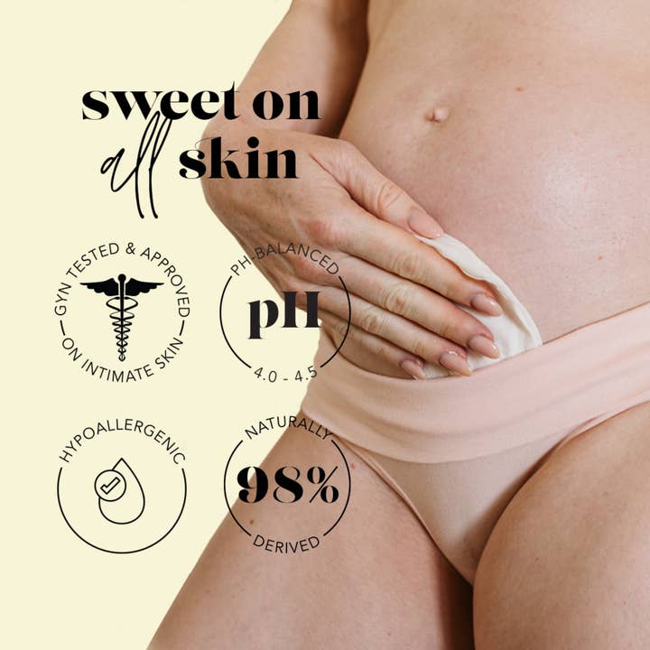 Sweetspot Labs - Wholesale Intimate Cleanser/Wipe - Vanilla Blossom Individually Wrapped Intimate Wipes- 500ct