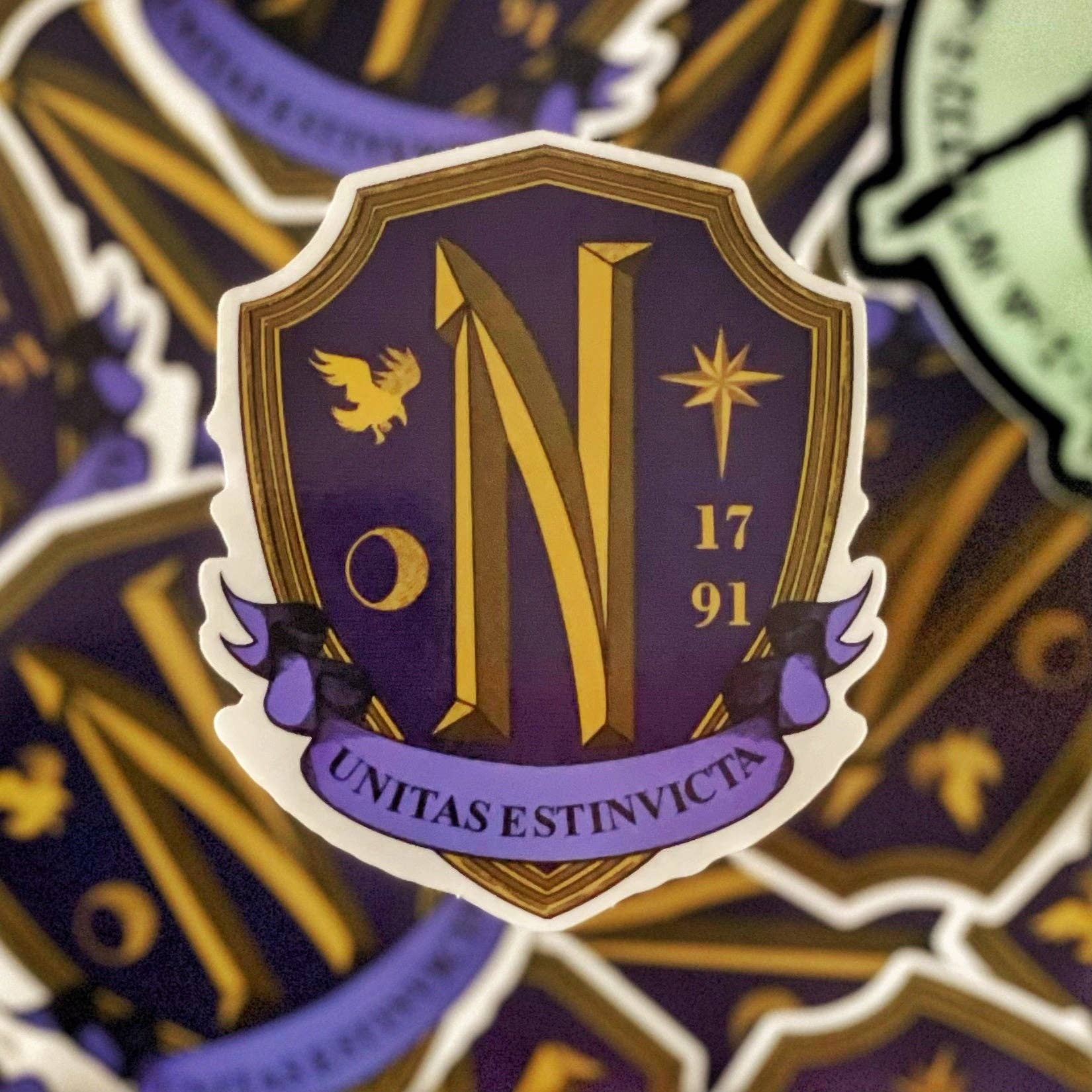 Thwwip Stickers - Wholesale Sticker - Snap Twice Secret society Sticker-clear sticker with secret uv ink.