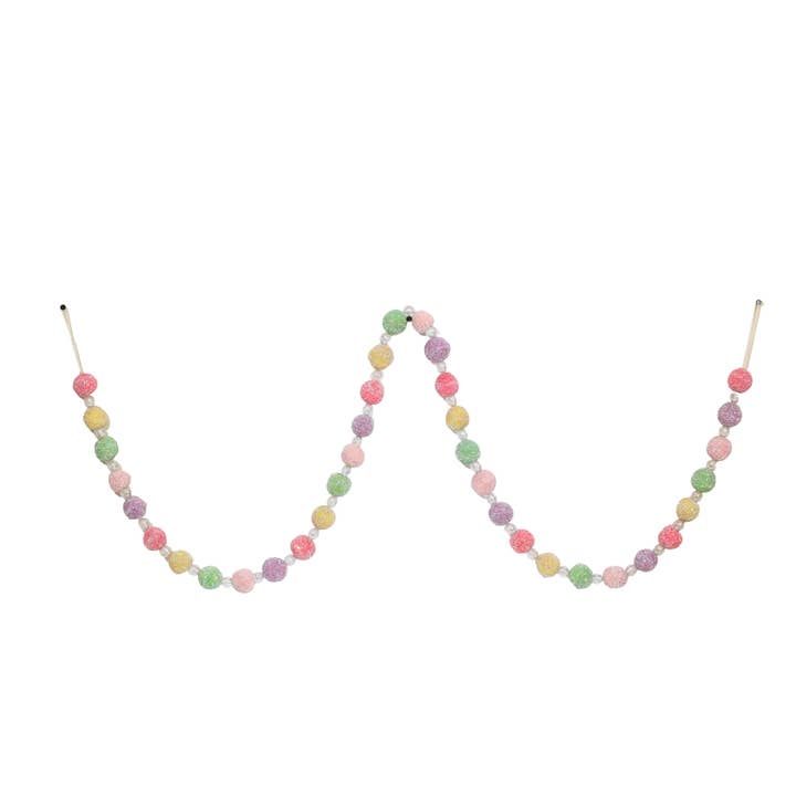 Multi Color Candy Ball Garland 72 inches for wholesale by Vatican Homes