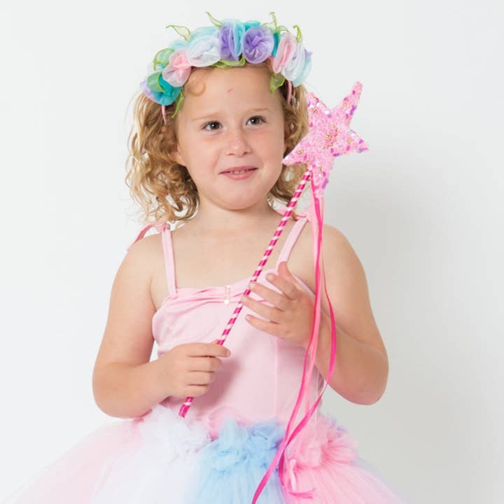 Lets dress up - Wholesale Toy wand – Kids - Super Star Wand - Pack of 6 mixed Colours1