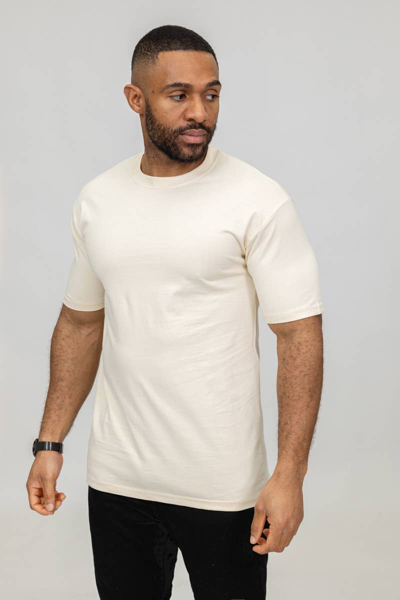 Zayne Paris - Wholesale T-Shirt - Men's - plain oversized round neck t-shirt tx920-23