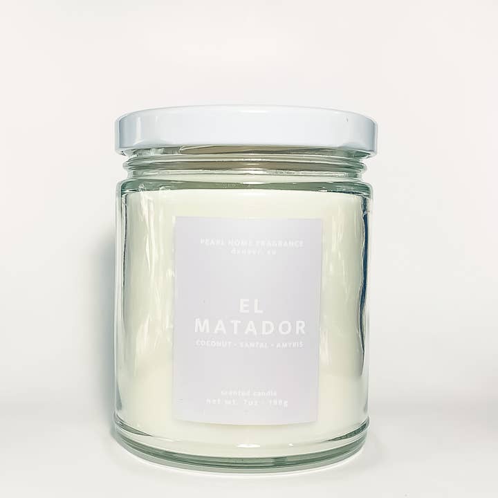 El Matador - Santal & Coconut - Scented Container Candle for wholesale by Pearl Home Fragrance