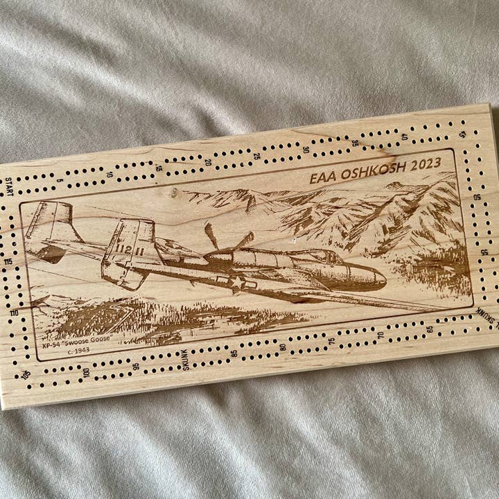 ASM Global Games - Wholesale Board Game - Personalized Themed Panoramic Cribbage Board1