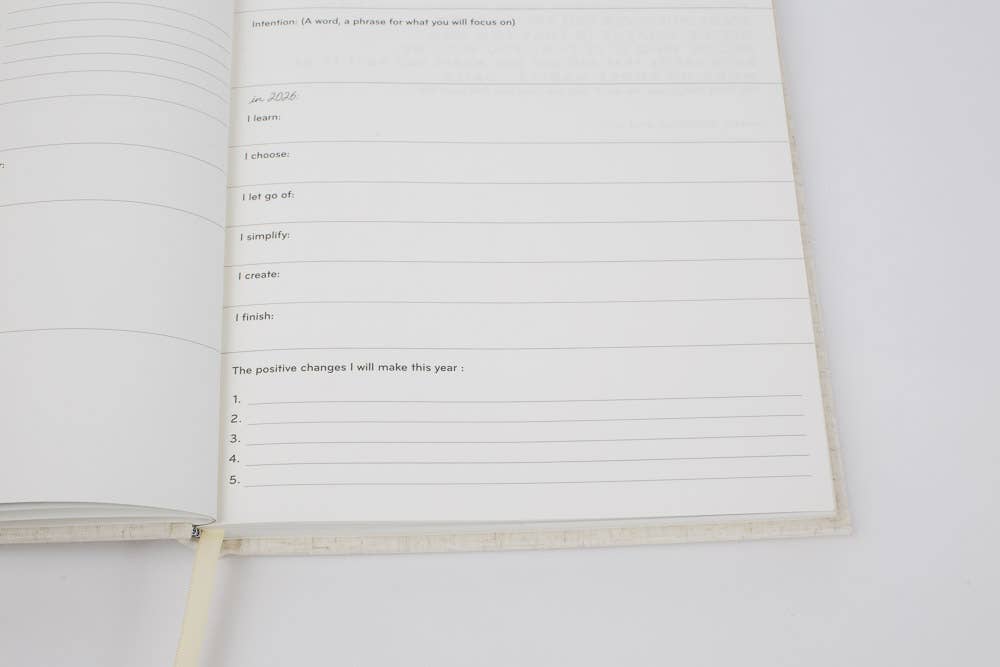 Wrinkle & Crease Paper Products - Wholesale Planner - 2026 Planner (Oatmeal Linen)7