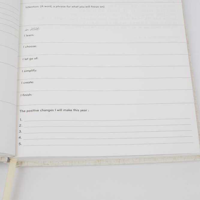 Wrinkle & Crease Paper Products - Wholesale Planner - 2026 Planner (Oatmeal Linen)7