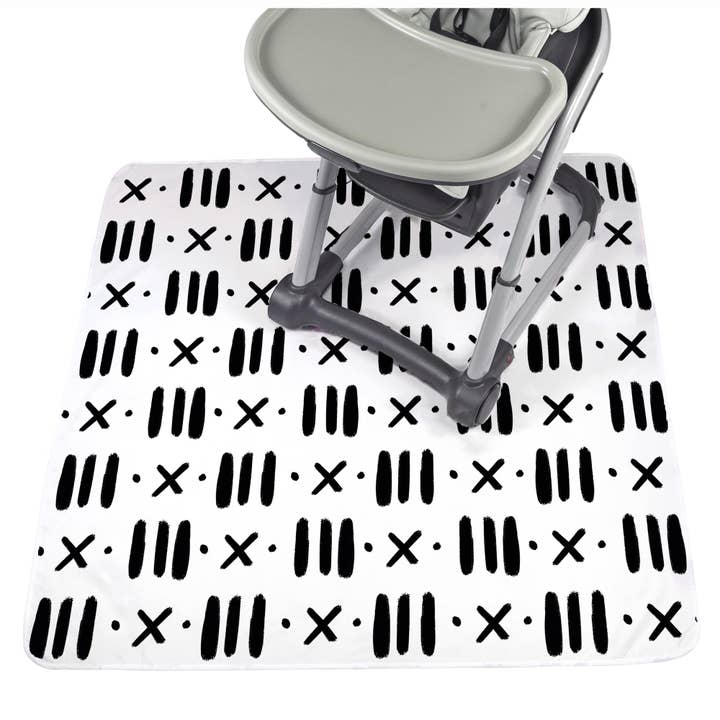 Wildkin - Wholesale Placemat - Baby Splat Mat - Black & White1