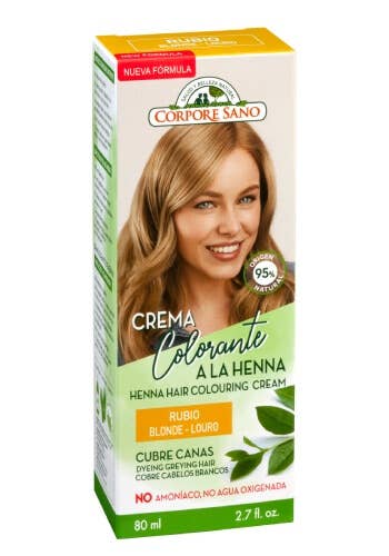 NaturVital & Corpore Sano - Wholesale Hair Dye - Henna Semipermanent Colouring Cream 80ml Blonde0