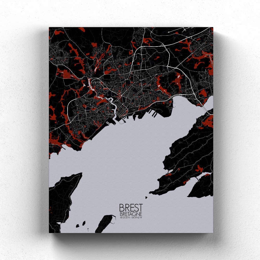 mapospheres - Venta al por mayor Pósteres - Poster de Brest | Francia12
