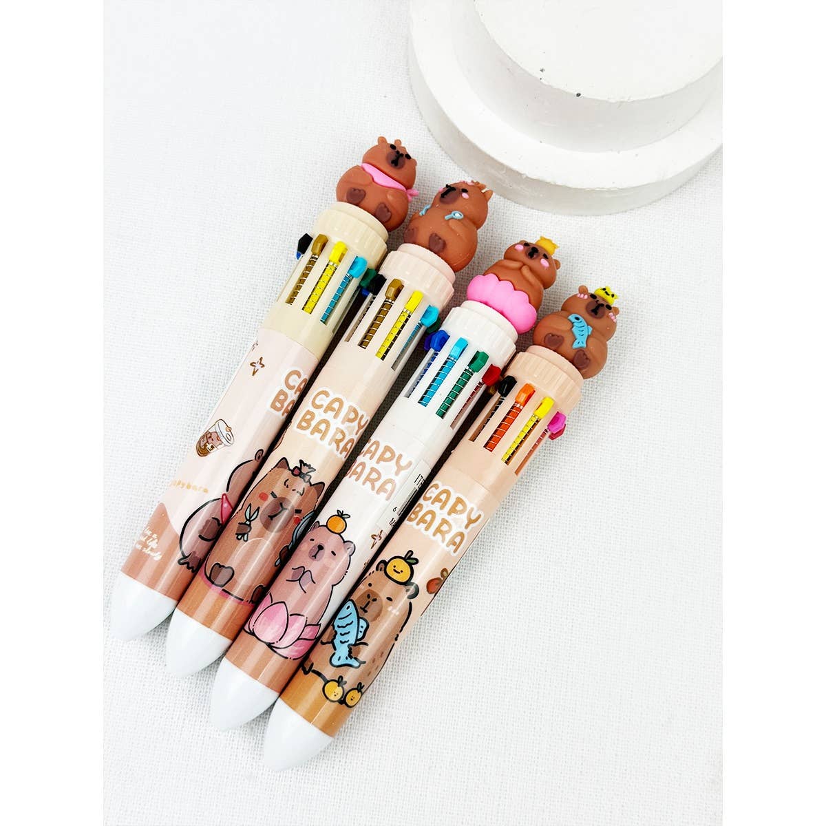 CapyBara Multi Color Pen Set for wholesale on Faire2