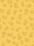 R791708D YELLOW Tossed Florals Fabric for wholesale by Lamb Farm Designs