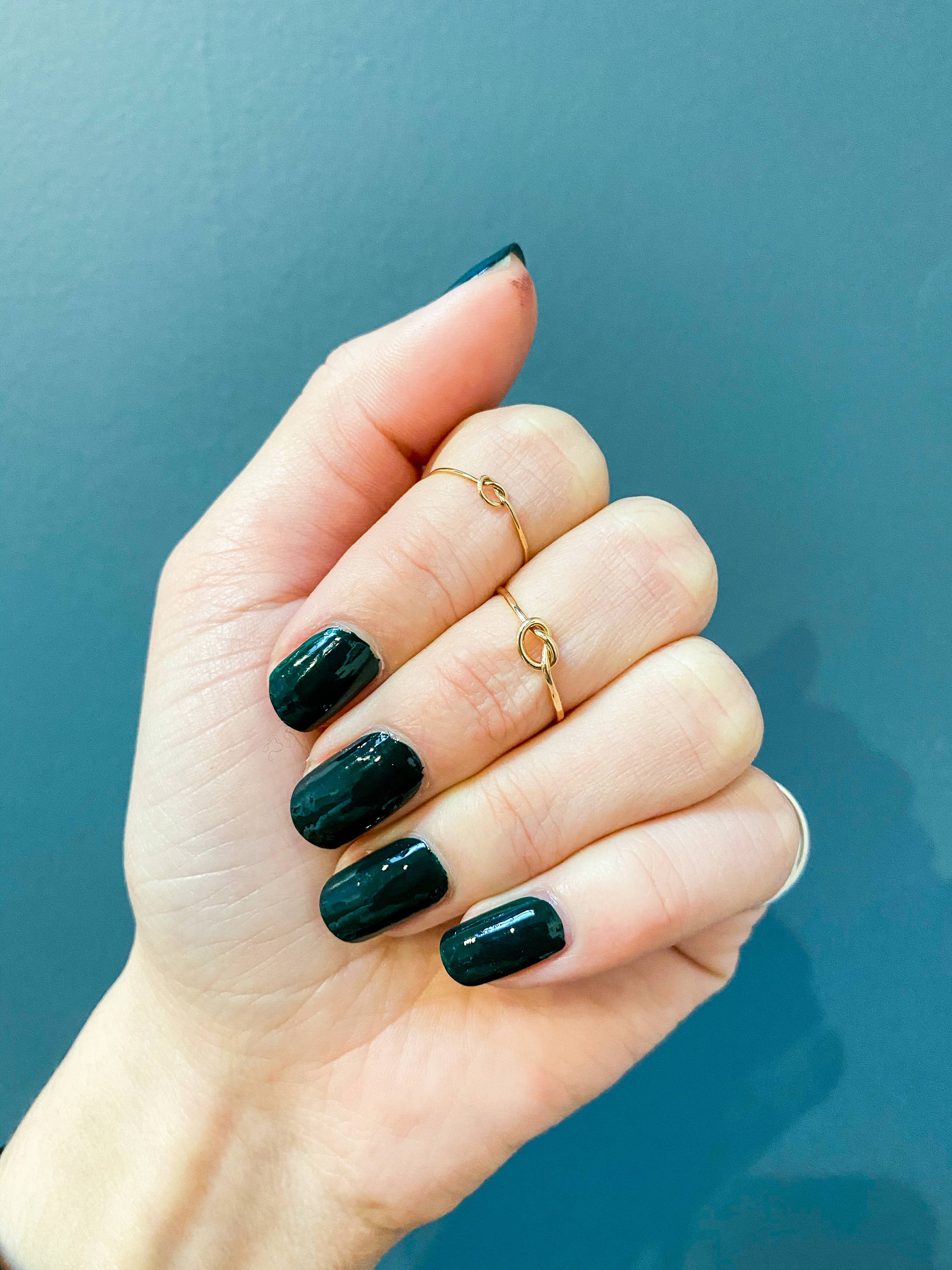 Hannah Naomi - Wholesale Band/Stacked Ring - Open Knot Ring, 14K Gold Fill4