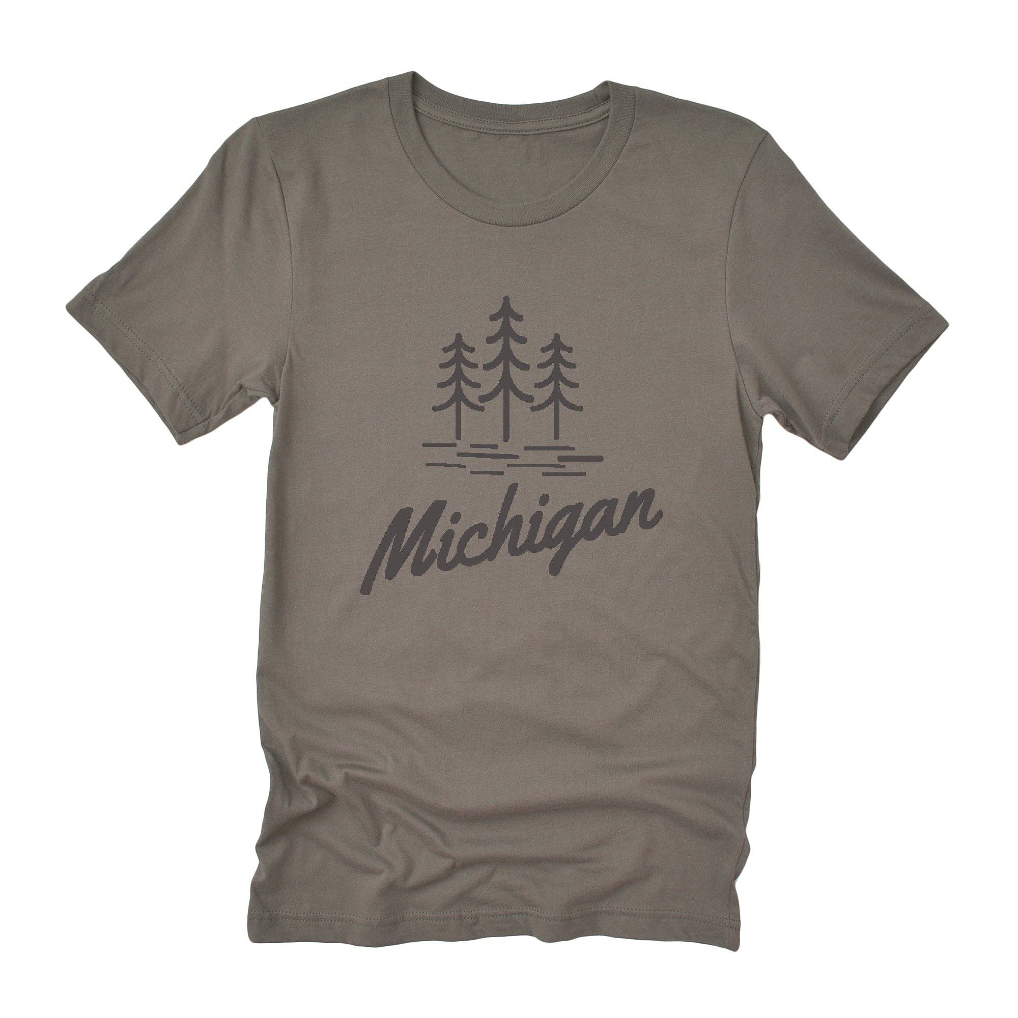North & Pine - Wholesale T-Shirt (Graphic) - Unisex - State with Trees - Custom T-Shirt4