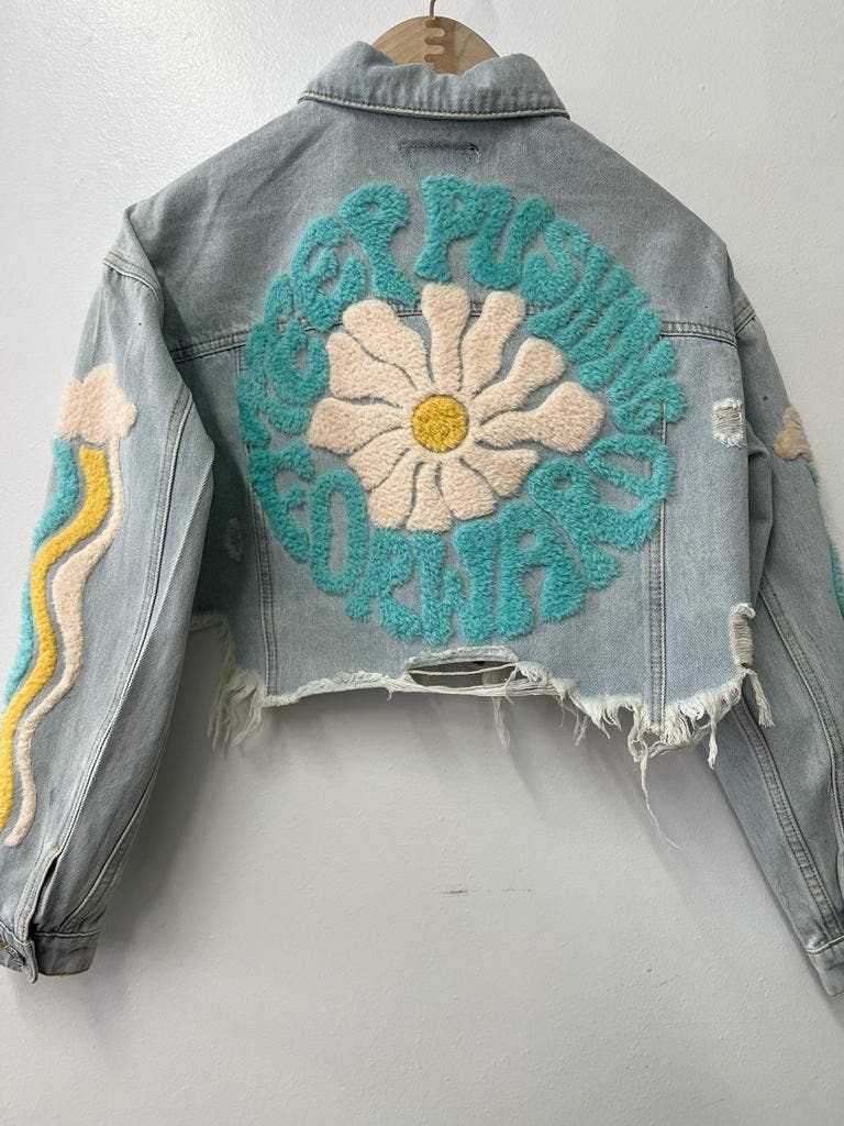 Trio Urban - Wholesale Spijkerjack/spijkerjas - Dames - Keep Pushing Forward Spijkerjack4