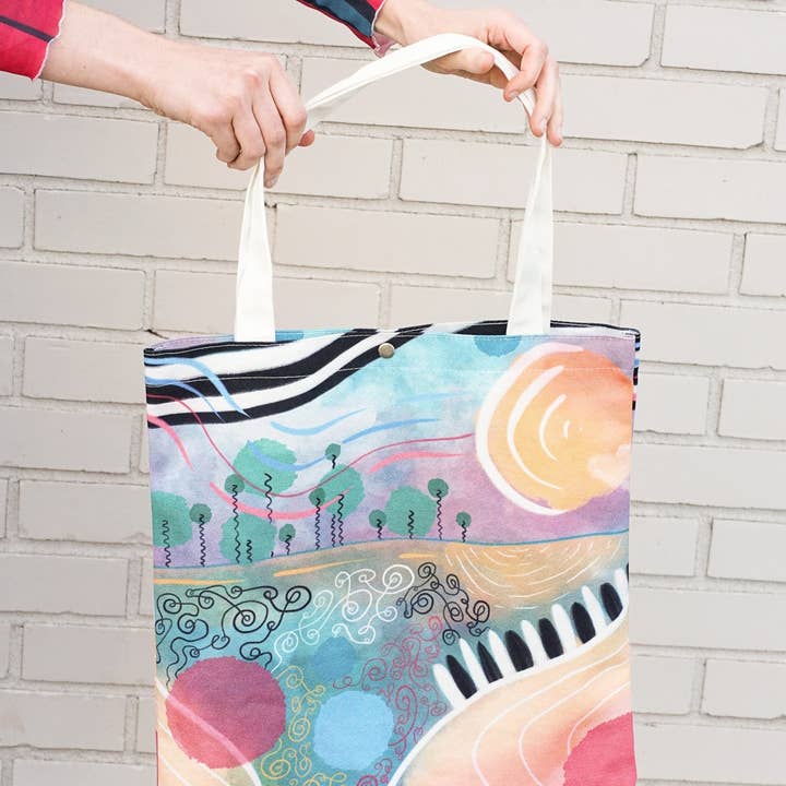 "Summer Serendipity" Tote Bag for wholesale by All Around Artsy