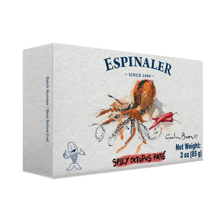 Octopus Pate in Spicy Sauce. Espinaler. for wholesale by Spanish Colmado by Ibericos USA