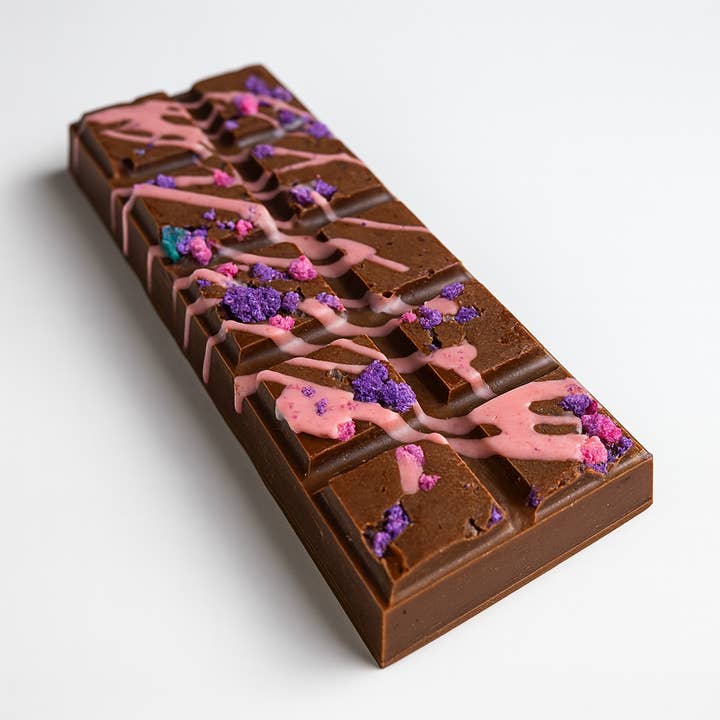 Astro Snacks - Wholesale Chocolate Bar - Cotton Candy Chocolate Bar (Dubai Chocolate Bar)2