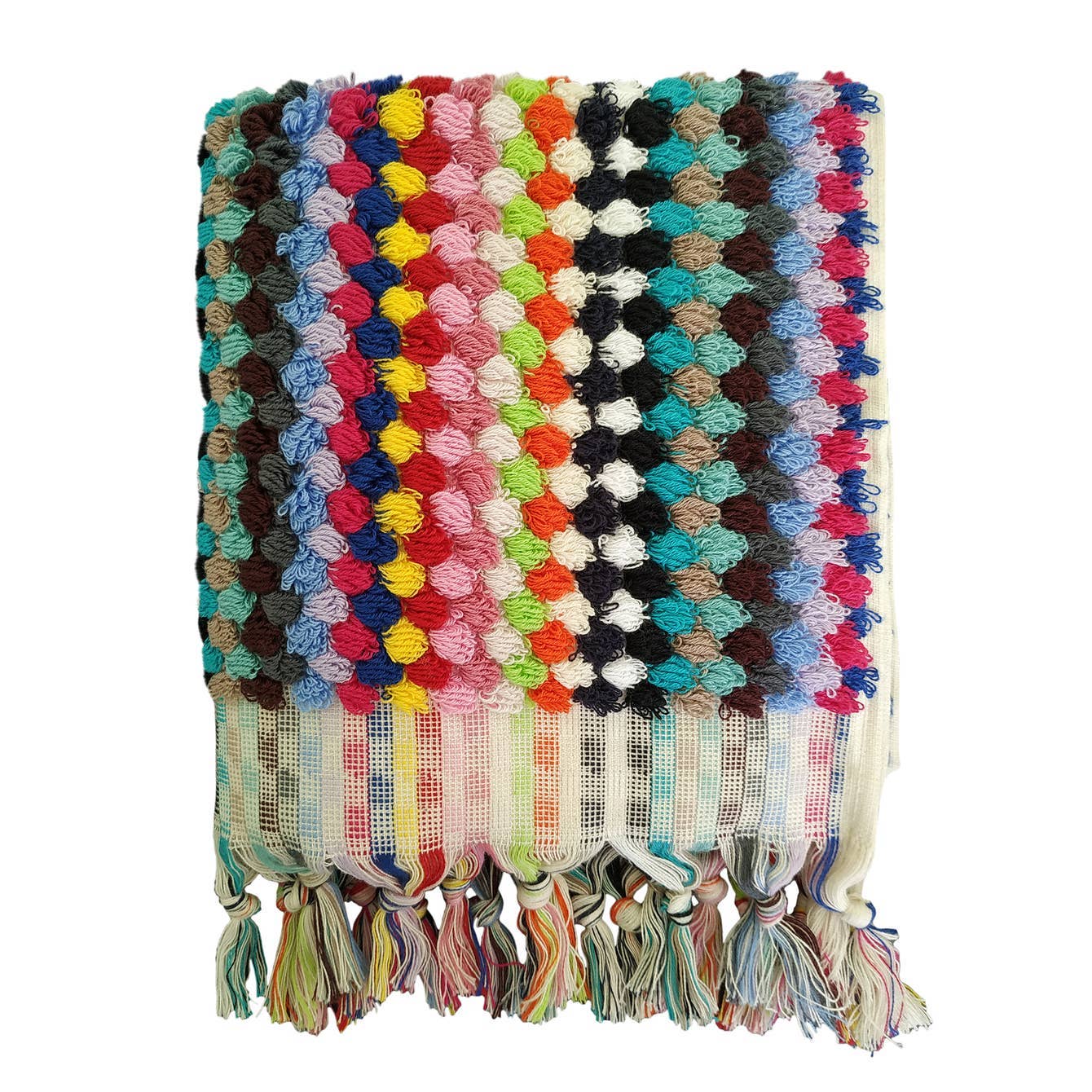 Kikoya - Wholesale Hand Towel - Pompom Bubble Handloomed Turkish Hand Towels farmhouse decor14