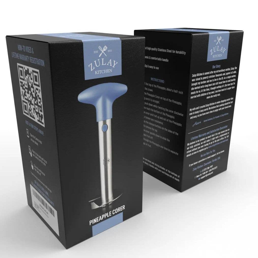 Zulay Kitchen – Engroshandel Køkkenredskab – Ananaskerner og skæreværktøj til nem fjernelse af kerne15