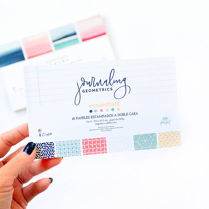 6"x4" Card Block - Journaling Geometrics - essentials22 for wholesale by Cocoloko