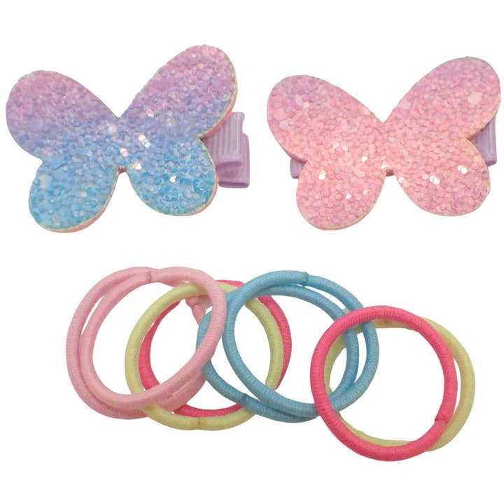 Topkids Accessories - Wholesale Hair Accessories Set - Kids - Hair Bobbles and Hair Clips for Girls Gift Set, Small Hair Clips, Girls Hair Accessories, Girls Hair Clips, Mini Hair Clips, Small Elastic Bands for Hair, Hair Ties7