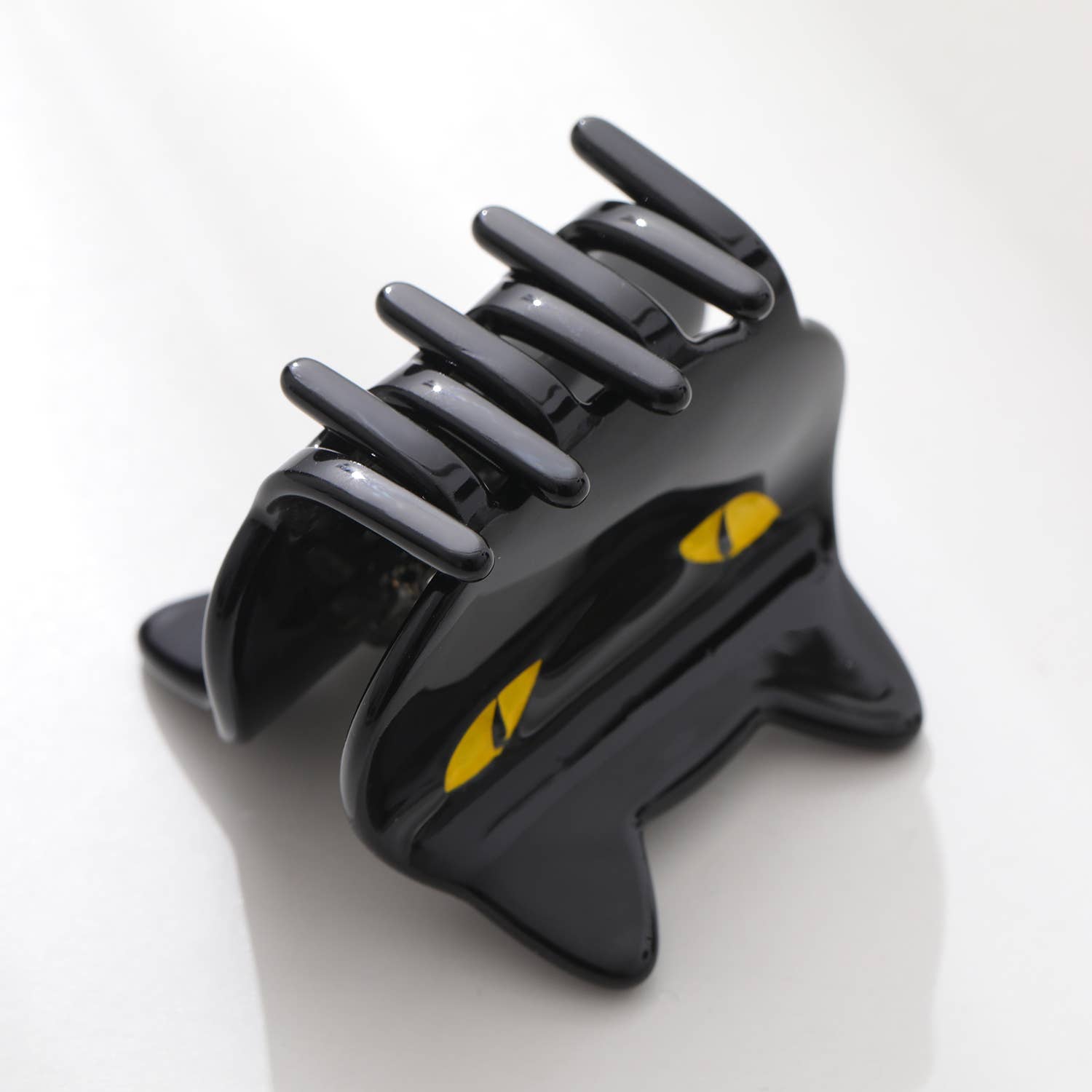 Adorro - Wholesale Hair Clip - Women's - Black Cat Face Claw Clip1