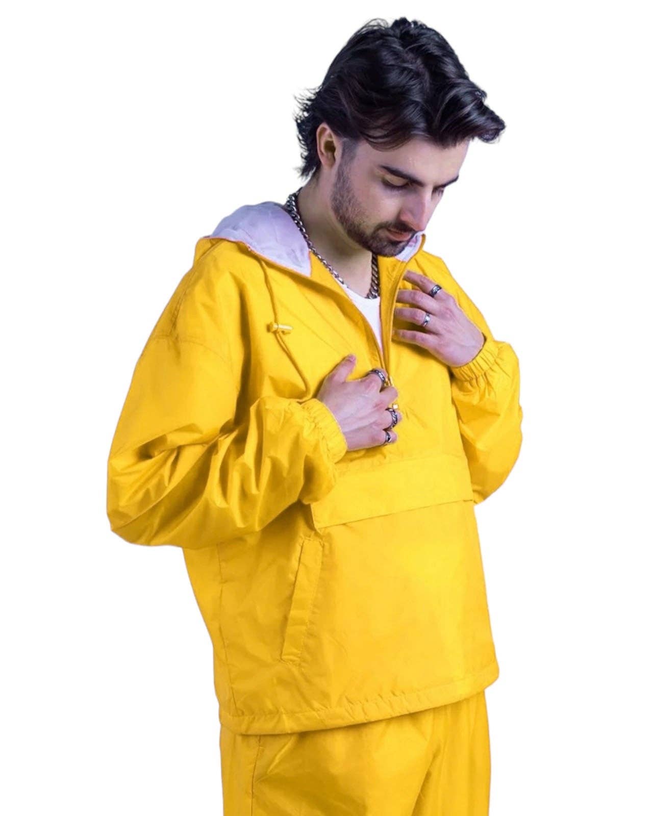 Vos Sports Inc. – wholesale Tracksuit – Men′s – 2300HS Half Zipper Nylon Warm Up Set (Various Colors)15