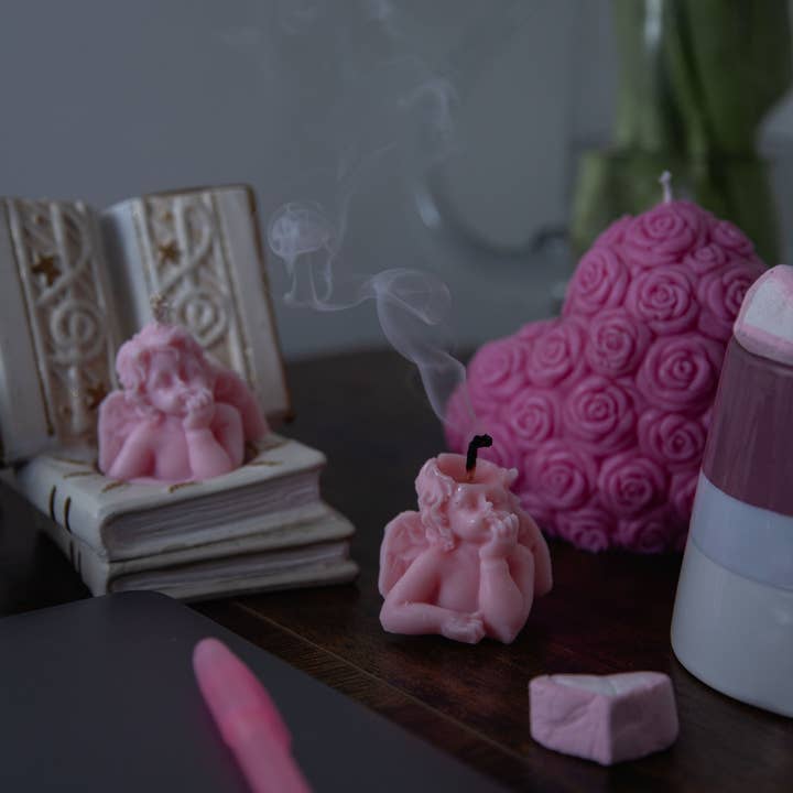 Ritual Spirit ltd - Wholesale Novelty Candle - Large Rose Heart Soy Wax Candle6