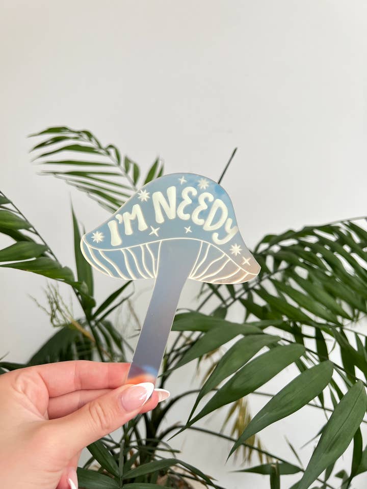 Ich bin ein bedürftiger Pilz-Irisierender Gartenpfahl. für den Großhandel von taelormade