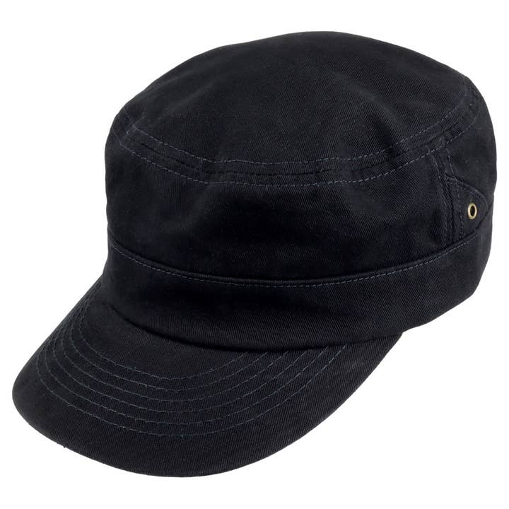 Tribal Trade GmbH - Vente Casquette de baseball – unisexe - Casquette militaire noire avec œillets latéraux4