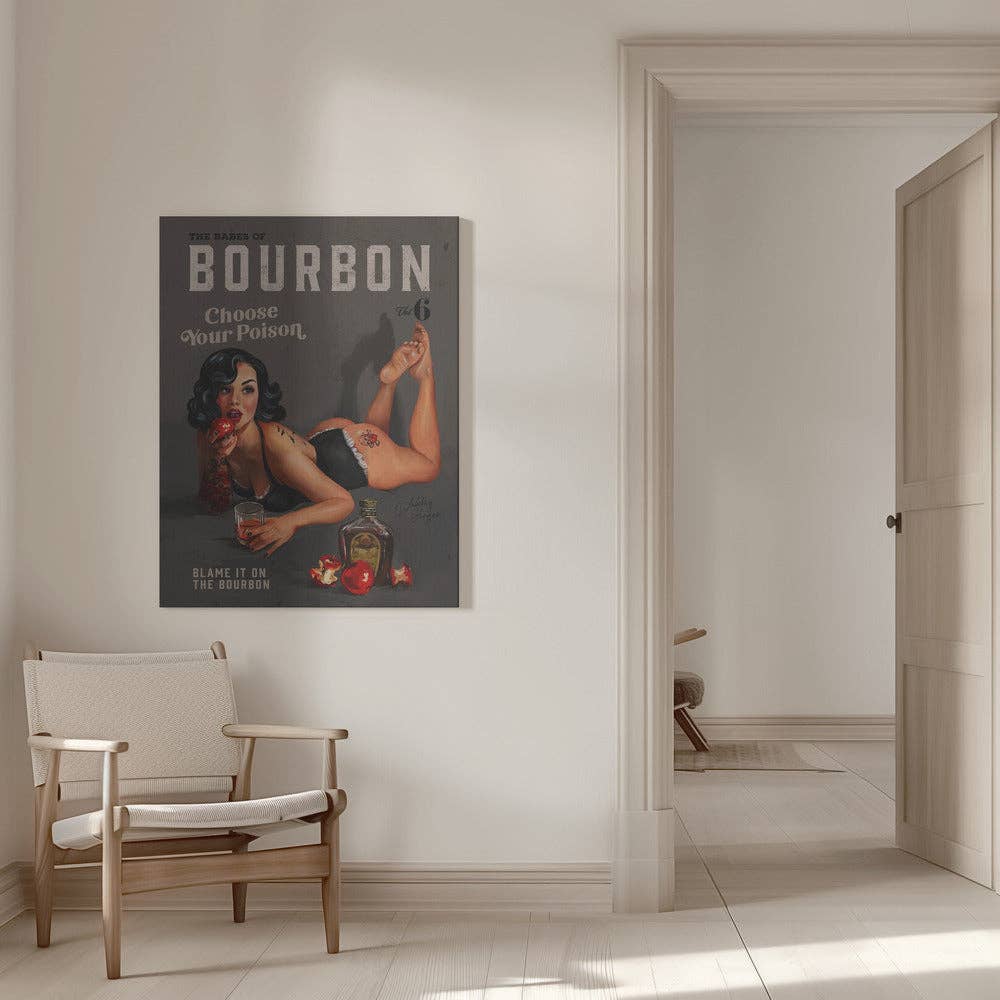 GTA ART - Wholesale Art Print - Wall art Babes of Bourbon Vol 6 Choose Your Poison Sexy Pinup10